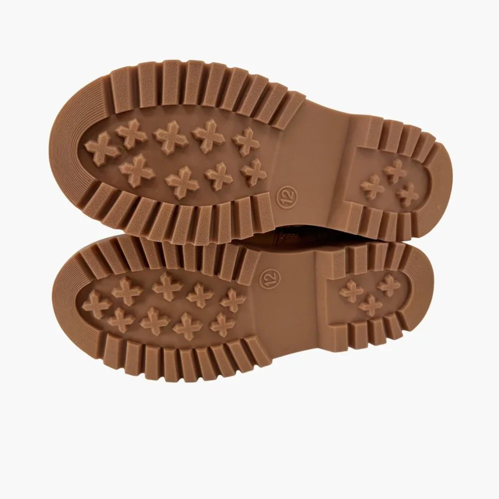 NEW Cat & Jack Toddler Eban Hiker Boots - Tan - Size 12
